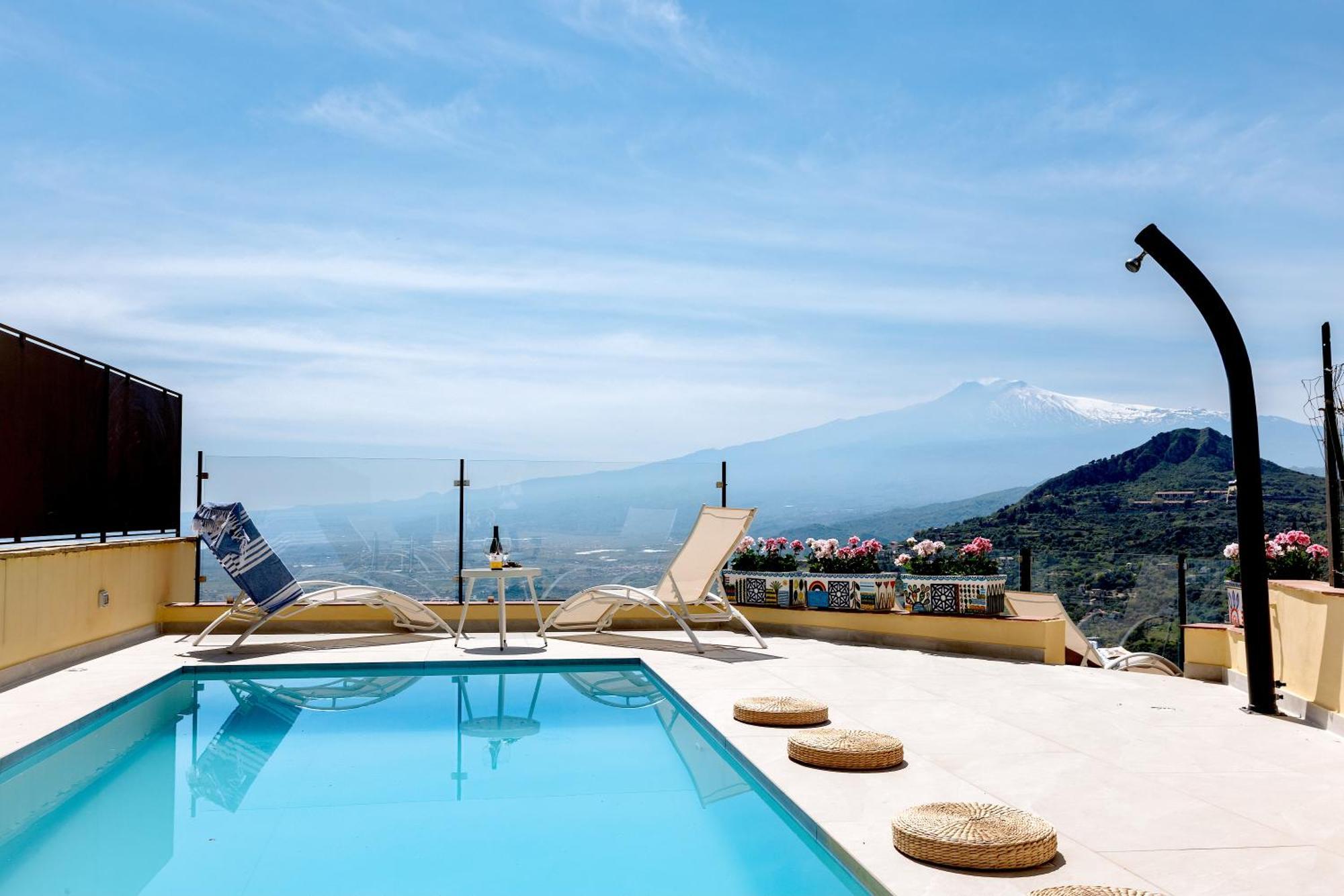 Villa Da Vinci Luxury Panoramic Apartments - Taormina Rooms Collection Luaran gambar